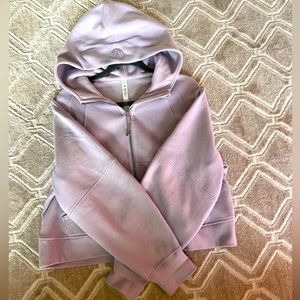 Lavender Over-Sized Full Zip Hoodie